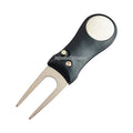Golfers' Foldable Metal Divot Repair Tool with Sturdy Aluminum Alloy Handle Green Golf Product