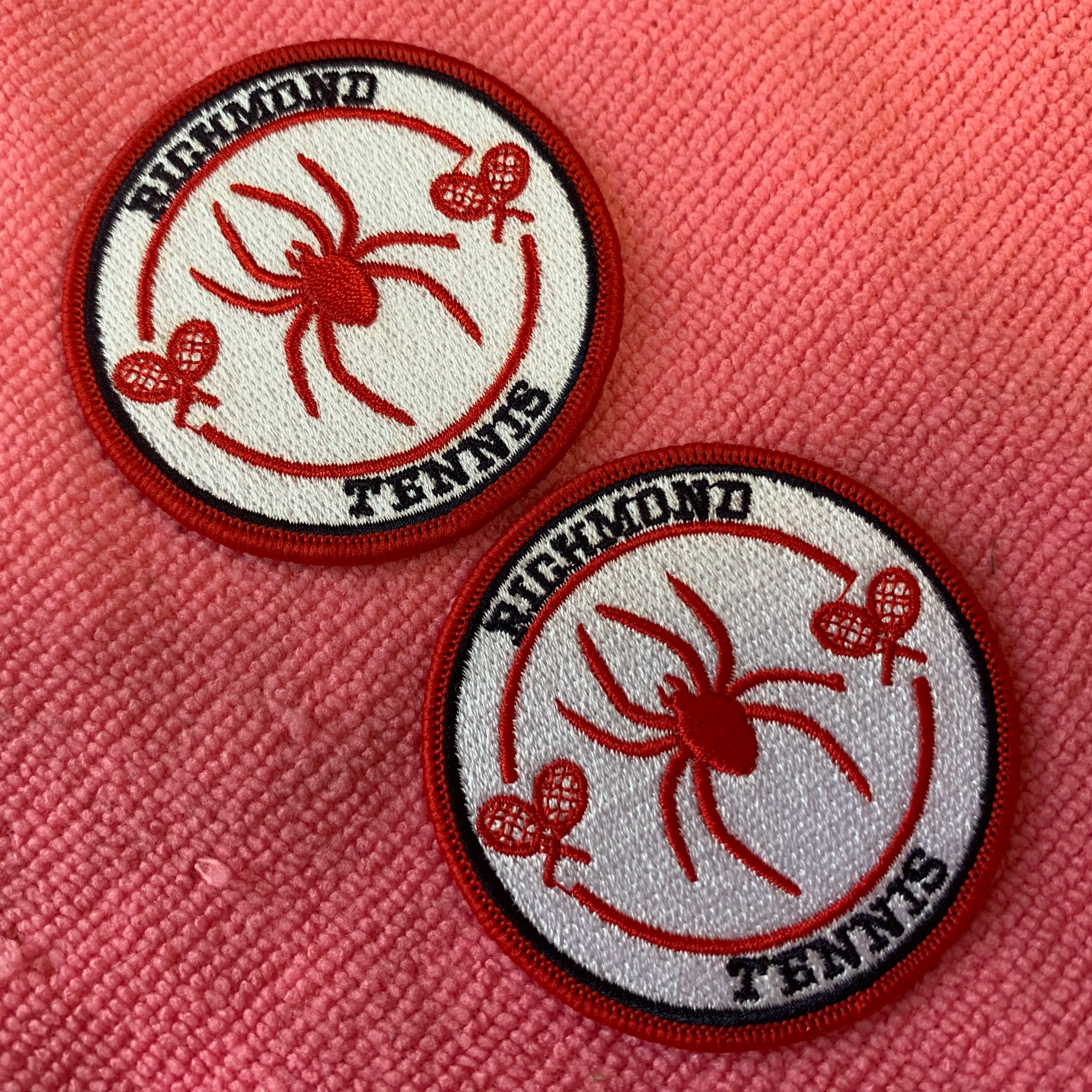 Factory Price Free Design Embroidery Patch for Capslaser Cut Round logo Iron on Embroidered Badge for Hat