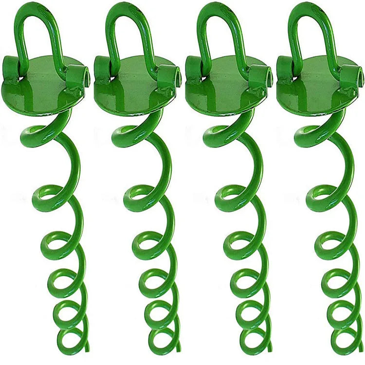 Rust Folding Anchor Security Ground Anchors Steel Fixing Tent Pegs Installation Tool Garden Furniture Heavy Duty Stake
