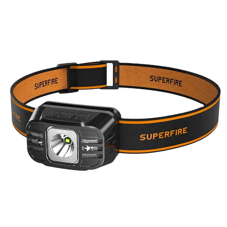 Multifunction LED Headlamp 1000 Lumens Outdoor Camping Hiking Running Brightest Motion Sensor Rechargeable USB 7 Modes IP44