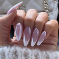 French Stiletto False Nails Art Pink Acrylic Press on Nails Kit Supplies Professionals Faux Ongles Artificial Nail Fingernails