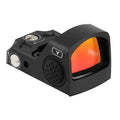 Focuhunter Shake Awake 1X22 Red Dot Sight 2' Mini Aluminum Alloy IPX4 Waterproof 1000G Impact Resistance Parallax Free High