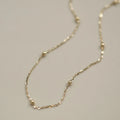 Simple INS Fashion Beads Pure 925 Sterling Silver Solid Thin Chain Bracelets for Women Girls Jewelry