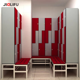 Waterproof Fine Design Digital Z Type Office Employee Storage Lockers