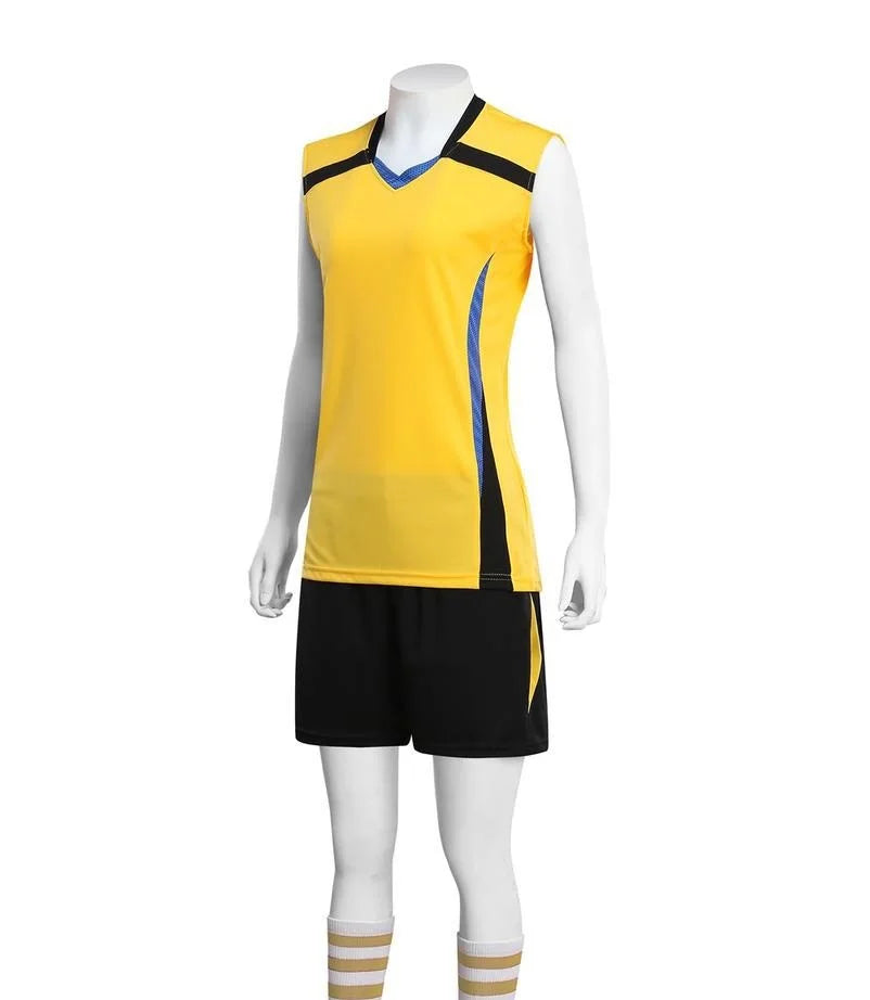 A525 Women's Custom Volleyball Uniform New Style 100% Polyester Sports Wear Printed Jersey Set for Adults