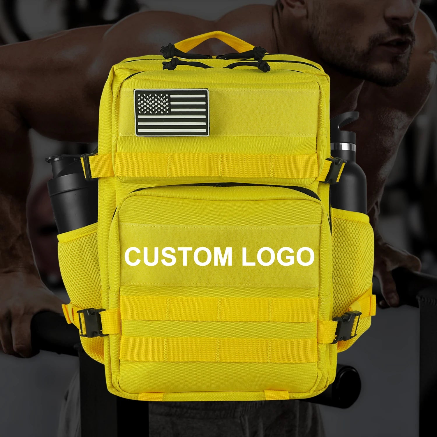 Wholesale Custom logo Waterproof  Sport Fitness Bag Pack Tactical Gym Backpack