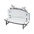Custom White Blank Sublimation MDF Hardboard Memorial Bench Photo Frame