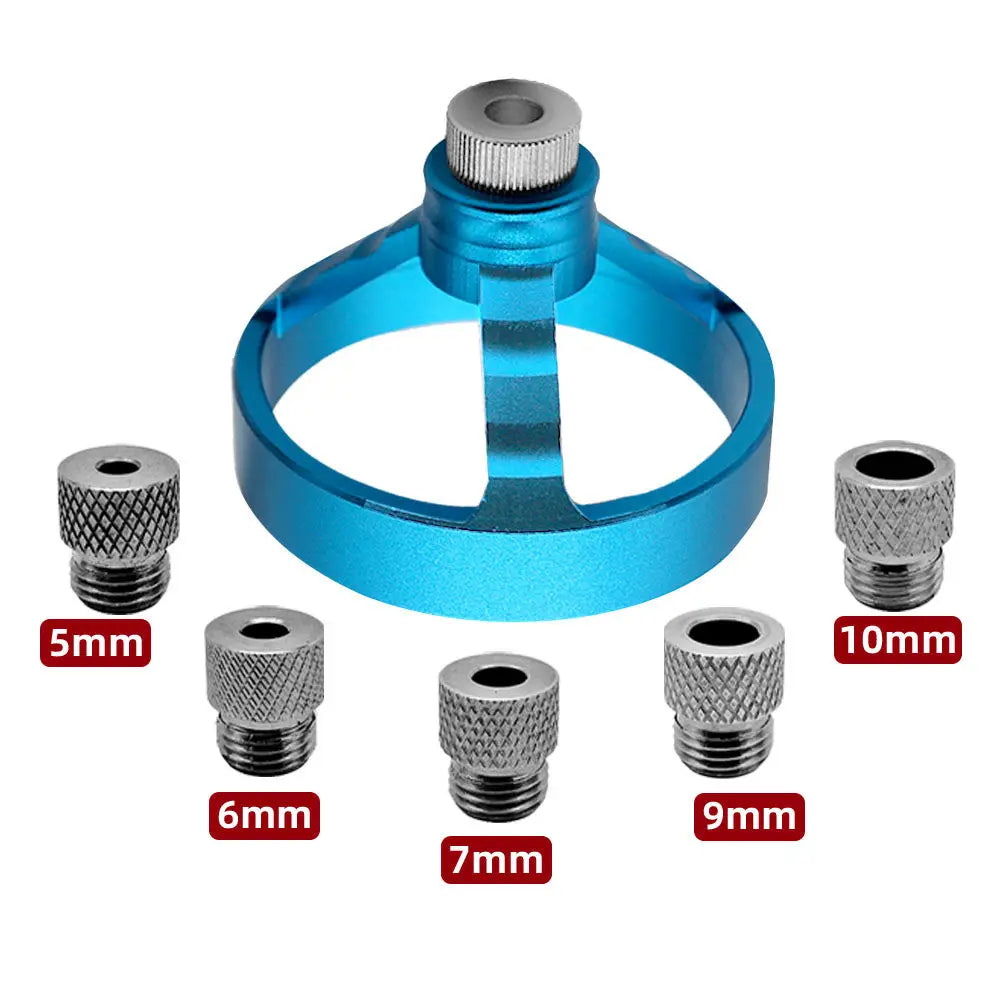 Industrial & DIY Woodworking Straight Hole Punch Aluminium Alloy Log Tenon and Tenon Punch Drill Bit Positioner Quality Tools