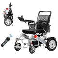 2024 New Arrival Aluminum Folding Electric Wheelchair Brushless Motor Lithium Battery Remote Control Electric Wheelchair