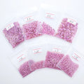 Xingyue Gem Stone Wholesale 0.8-2mm 0.6mm 1mm Round pink Color Small Size Vvs Vvs1 Loose Diamond Melee Moissanite Mossanite