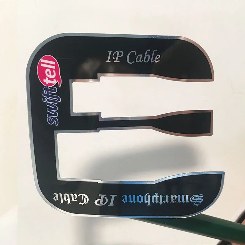 Manufacturer Customized Silver HUB Logo Sticker for Wireless Charger and Electronic Devices