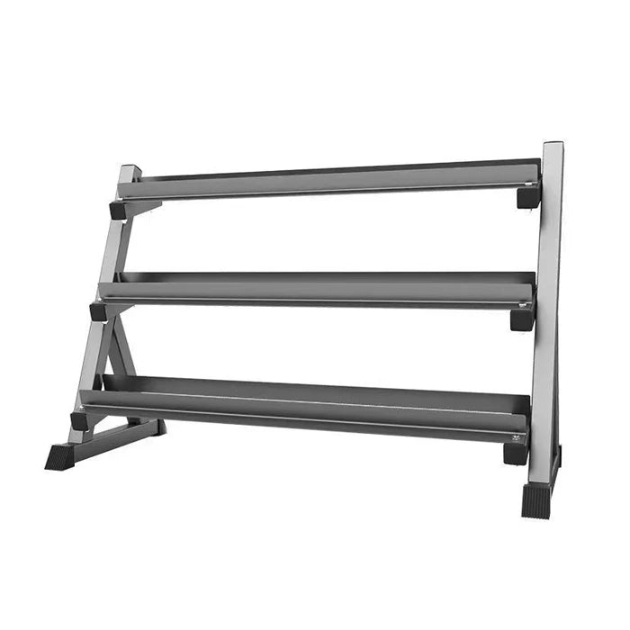 Commercial Home Gym Heavy-Duty 3-Layer Dumbbell Storage Rack Metal Construction