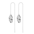 New Design Dynamic 925 Sterling Silver Earrings Pine and Cypress Chain Earrings With Female Sweet Cool Fruitful Long Earrings