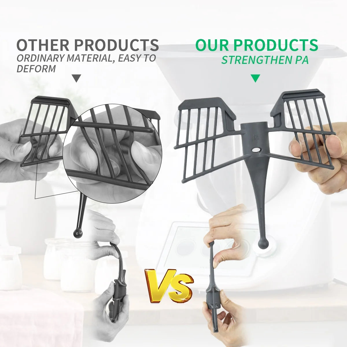 Food Mixer Replacement Vorwerk Thermomix Bimby TM6 TM5 Spare Parts for Blender Parts Cooking Butterfly Stirrer Whisk Knife Blade