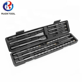 12Pcs YG8C S4 Sds Plus Shank Chisel and Long Concrete Electric Hammer Drill Bits Set for Masonry Concrete