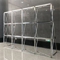 F-1573 Wedding Decoration Aluminum Alloy Flowers Wall Backdrop Stand Adjustable Portable Stage Flower Stand