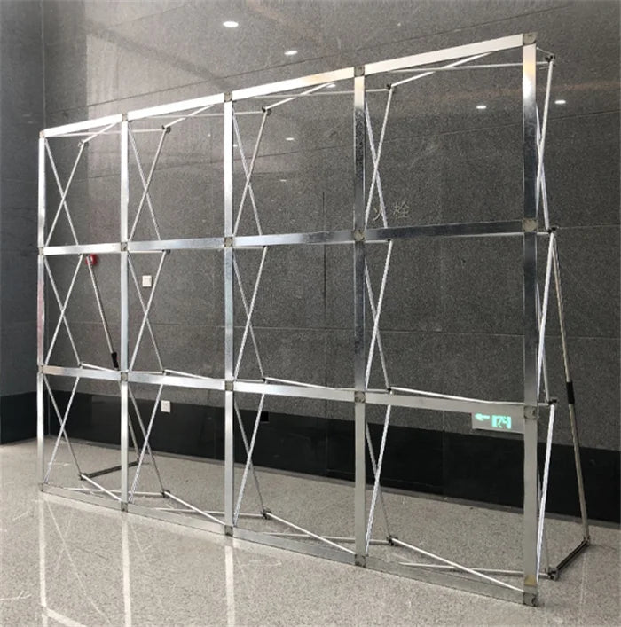 F-1573 Wedding Decoration Aluminum Alloy Flowers Wall Backdrop Stand Adjustable Portable Stage Flower Stand