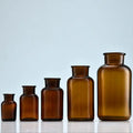 30ml  60ml 125ml 250ml 500ml 1000ml Amber and Clear Lab Reagent Glass Bottle