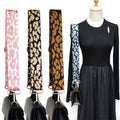 Meetee B-S2112 5cm Light Color Leopard Snake Print Canvas Webbing Adjustable Wide Shoulder Strap Bag Handbag Straps