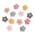 2.2CM Handmade DIY Clothing Accessory Simulated Knitted Five-Petaled Flowers Small Eco-Friendly Straw Hat Decoration Flowers