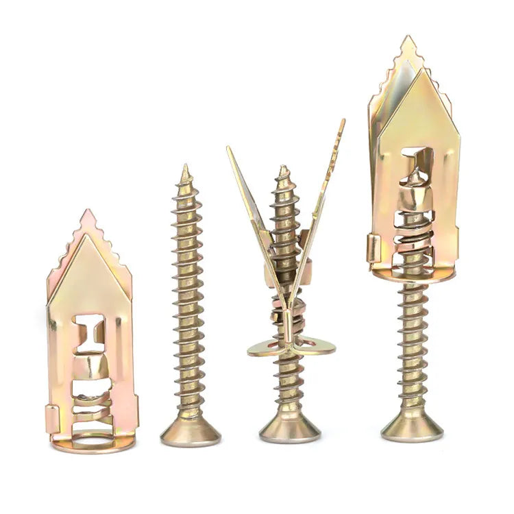 Hammer Driver Zinc Self-Drilling Drywall Anchors Plasterboard Anchor for Drywall & Plasterboard Installation
