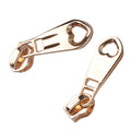 Factory Price #5 Nylon Teeth Zipper Puller Light Gold Zipper Pullers Custom