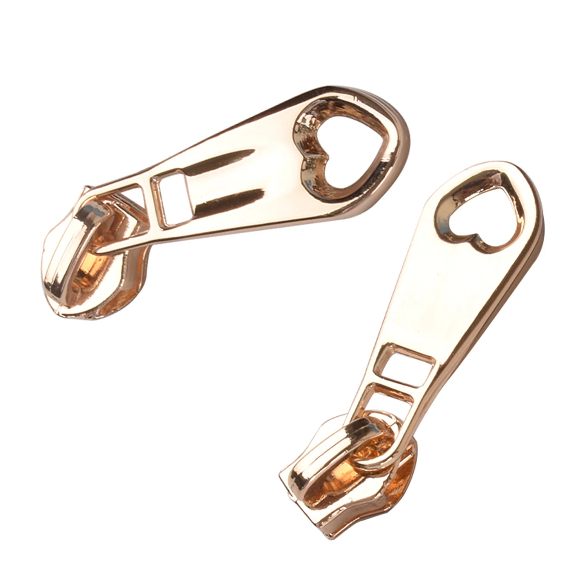 Factory Price #5 Nylon Teeth Zipper Puller Light Gold Zipper Pullers Custom