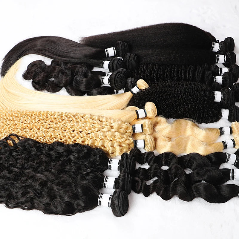 100% Remy Human Hair Extensions Bundles Kinky Curly Body Deep Wave Bundle Raw Indian Cuticle Aligned Raw Hair Bundles Vendors