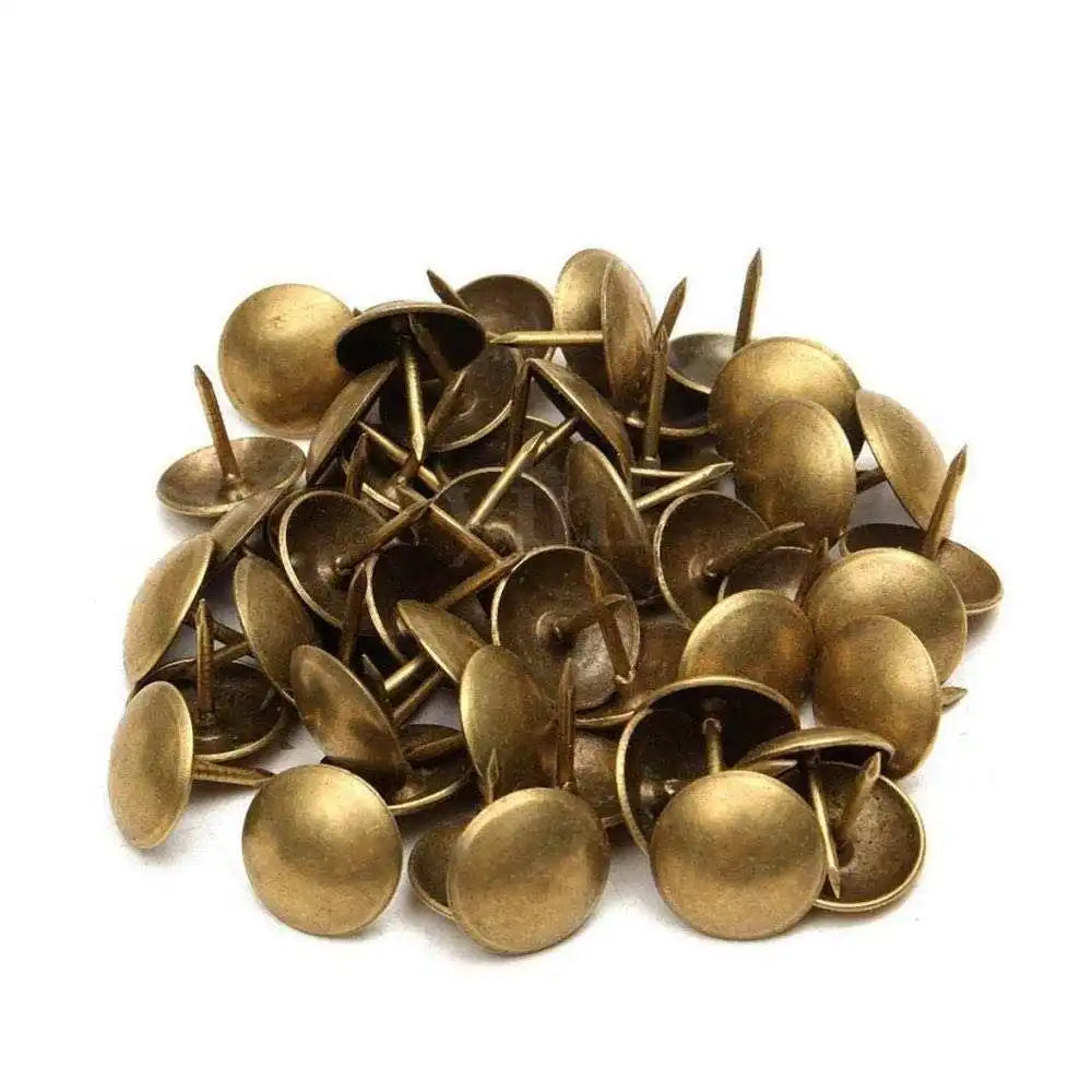 11mm12mm16mm Decorative Upholstery Tacks Nail Head Sofa Chair Nails Ant Brass Ant Silver Color