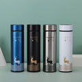 Customizable 3D UV Printed Double Wall Stainless Steel Water Bottle Factory Direct Insulated Vacuum Flask Straight Tumbler 12-24