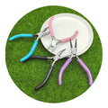 4pcs/set Wire Cutter Long Nose Pliers Clamp Side Cutter Mini Round Tip Diagonal Pliers for Fishing Combination Hand Tools Kit