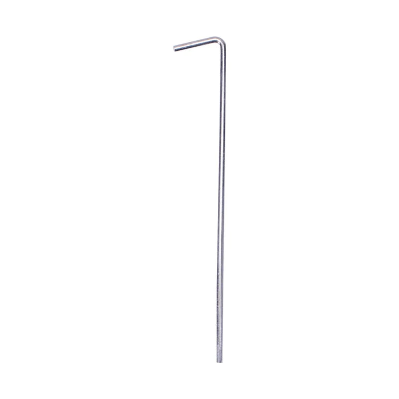 Dia 4mm*L16cm Galvanized Zinc Plated Steel Iron Outdoor Camping Tent Pegs