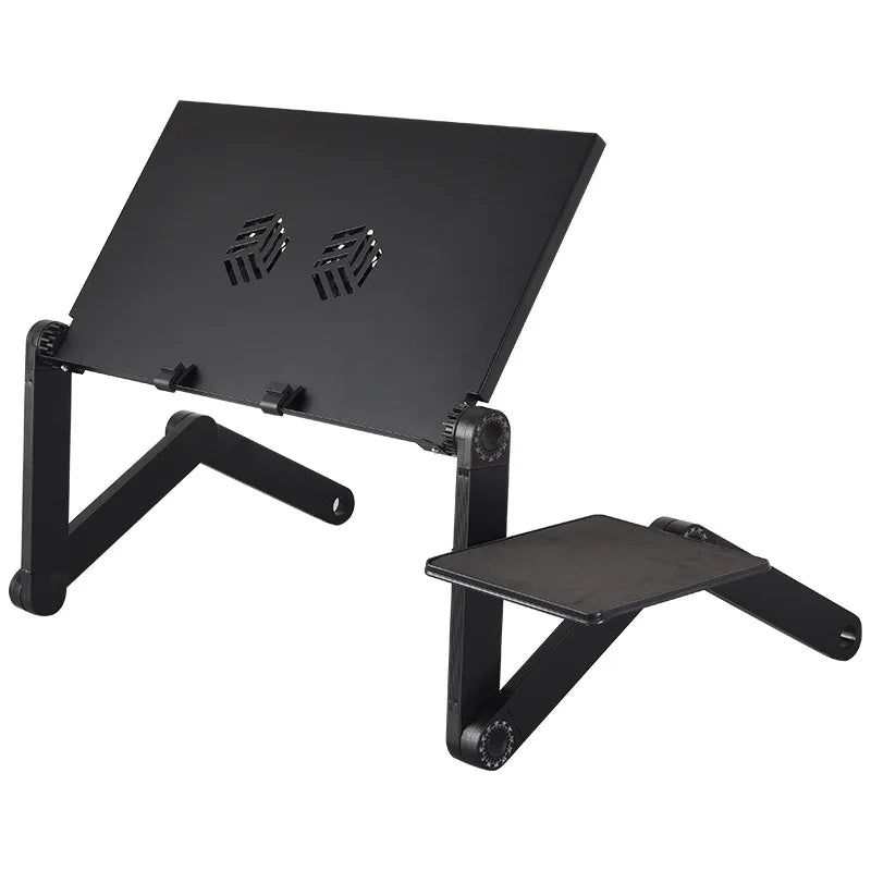 Adjustable Computer Stand with Cooling Fan Table Laptop Standing Desk Ergonomic Adjustable Laptop Stand for Bed