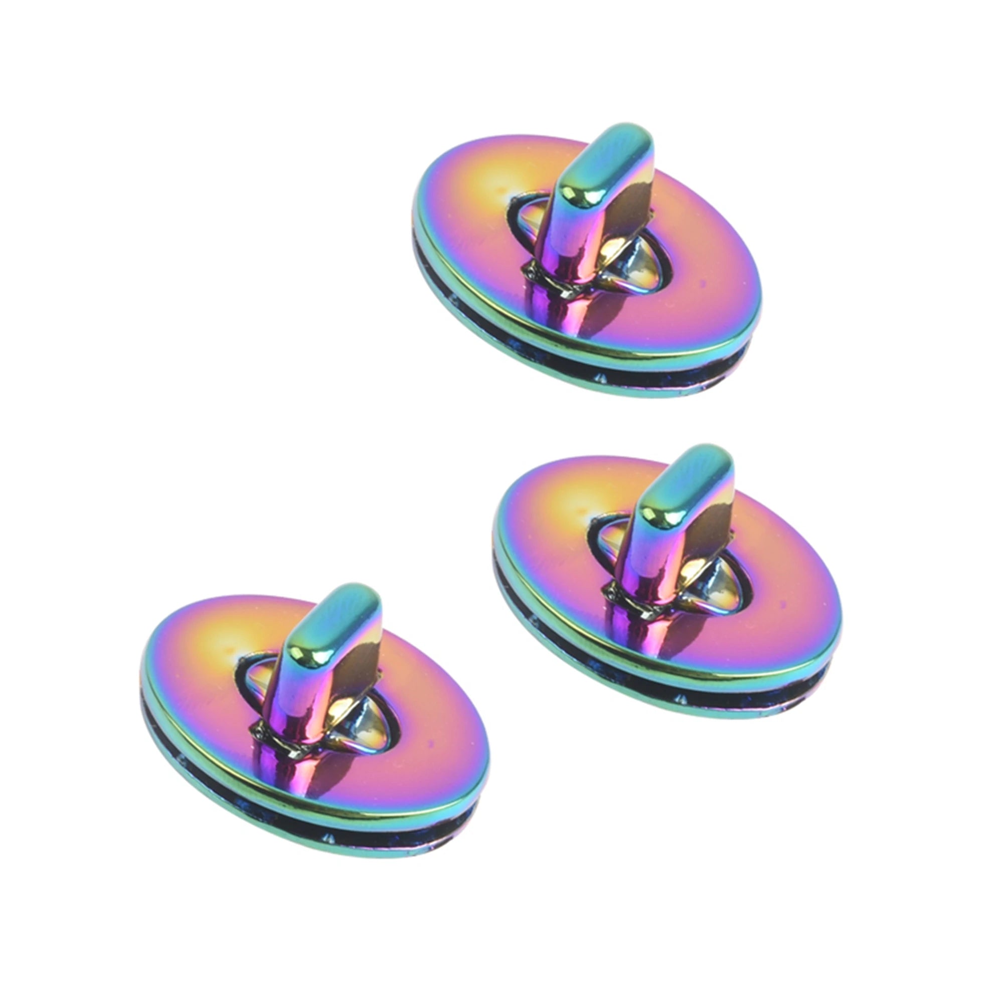 Factory New Arrival Rainbow Handbag Hardware Lock Fitting Rainbow Alloy Handbag Push Lock