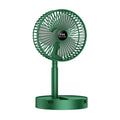 Portable Adjustable Height Usb Rechargeable Table Desk Stand Mini Safety Foldable Electric Fan