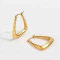 Joolim PVD Plated Stainless Steel Chunkyfor Women High End Hollow  Stainless Steel  Hoop Earrings   Costume Jewelry