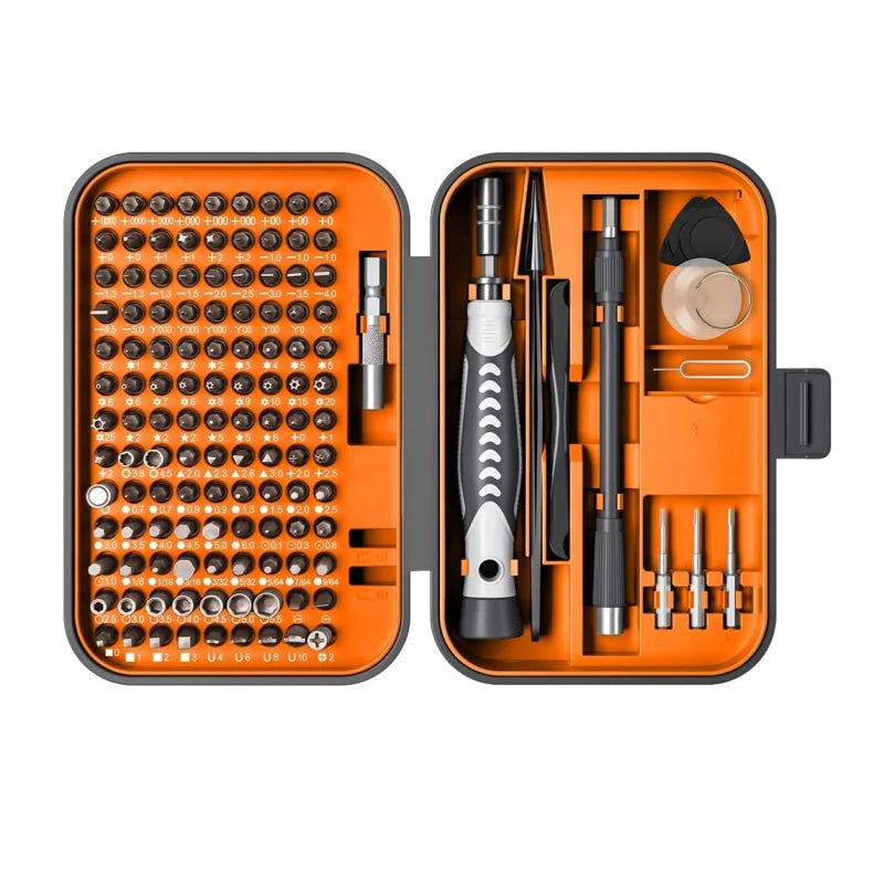 Precision Screwdriver Set 130 in 1 With 120 Bits Repair Tool Kit Magnetic Screwdriver Set