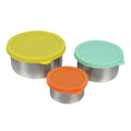 6cm 8cm 10cm 12cm Stackable Customized Logo Stainless Steel Bowls 304 Food Storage Snack Container Salad Dressing Container