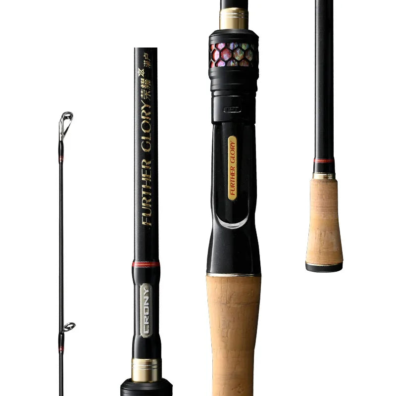 Versatile Standard Lure Bass CRONY Further Glory 2Pcs Hard Sea Pol SeaBass Rod Saltwater Fishing Rod Spinning Casting Rod
