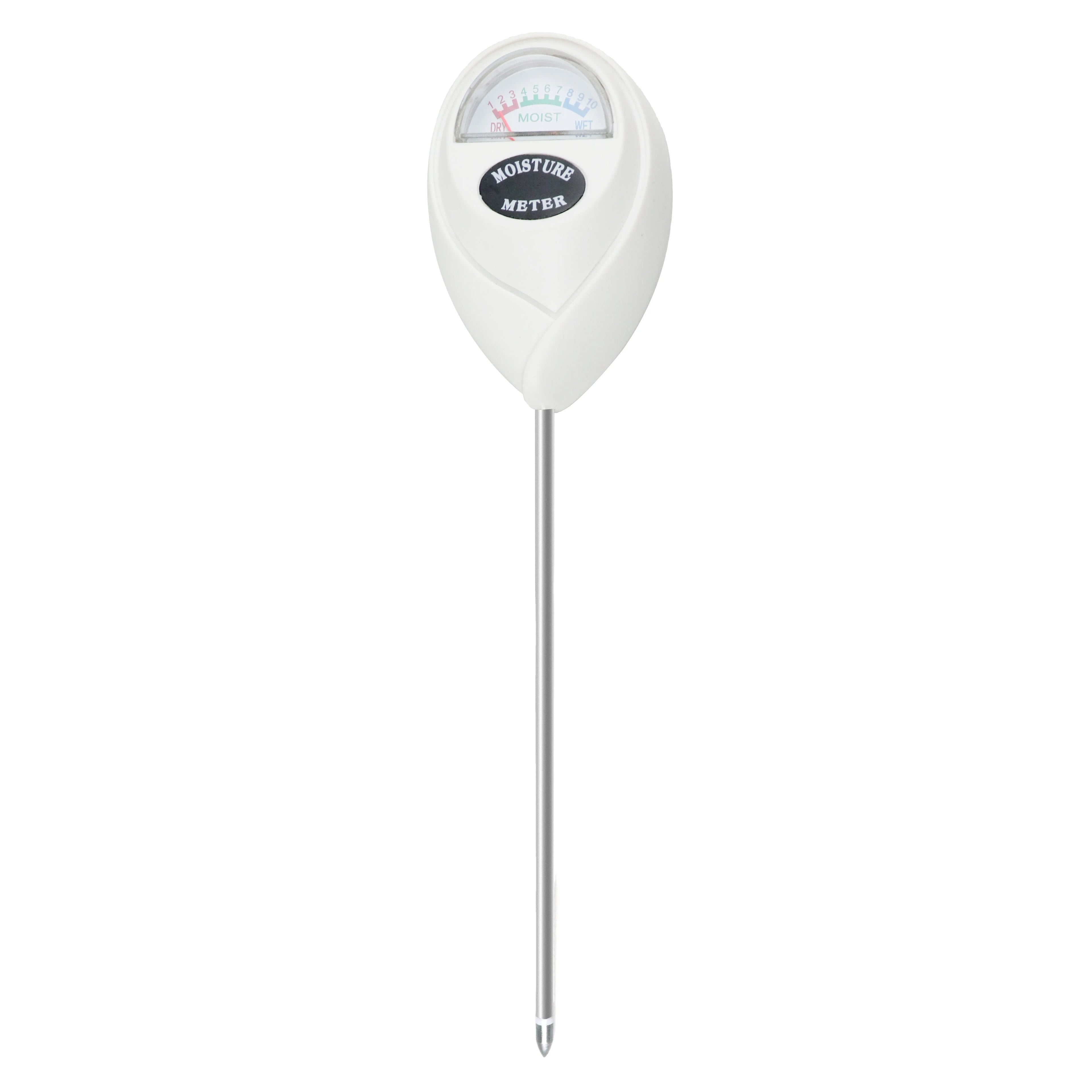 White Green Digital Soil Moisture & pH Meter with Light Sensor for Home & Garden Outdoor Use