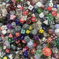 Wholesale Acrylic Resin 100pcs Random Bulk Dice Polyhedral Dice Set for DND RPG Board Games