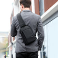 FENRUIEN Oxford Cloth Multifunctional Cross Body Purses for Men Waterproof Single Crossbody Bag USB Charging Shoulder Bags 2021
