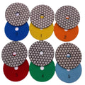 80mm Flexible 3 Inch Grinding Disc for Marble Stone Granite Tile Floor Quartz Dry Diamond Polish Pads