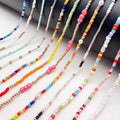 UNOC Colorful Lanyard Glasses Cords and Chains Glasses Neck Strap Beaded Eyeglasses Sunglasses Chains Eyewear Lanyard