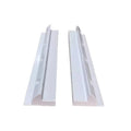 Long Side Flat Roof Mounting Bracket Solar Panel ABS Plastic Corner Rack for Motorhomes Caravans Boats