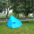 CZX-481 Pro Outdoor Ultralight 1-Person Tent 3 Seasons Professional 20D Silnylon Rodless Blue Tent