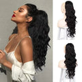 Women's Natural-Looking Long Curly Wavy Claw Ponytail High Temperature Fiber Clip-in Style Women's Extension Hairpiece