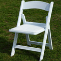 Outdoor Garden Furniture Plastic 4 Pack White Resin Plastic Soft Padded Folding Modern Minimalist Design Living Room School