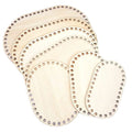 Handcrafted Wooden Frame Basket Board Natural Wood Bottom DIY Bag Wall Signs & Wooden Boxes
