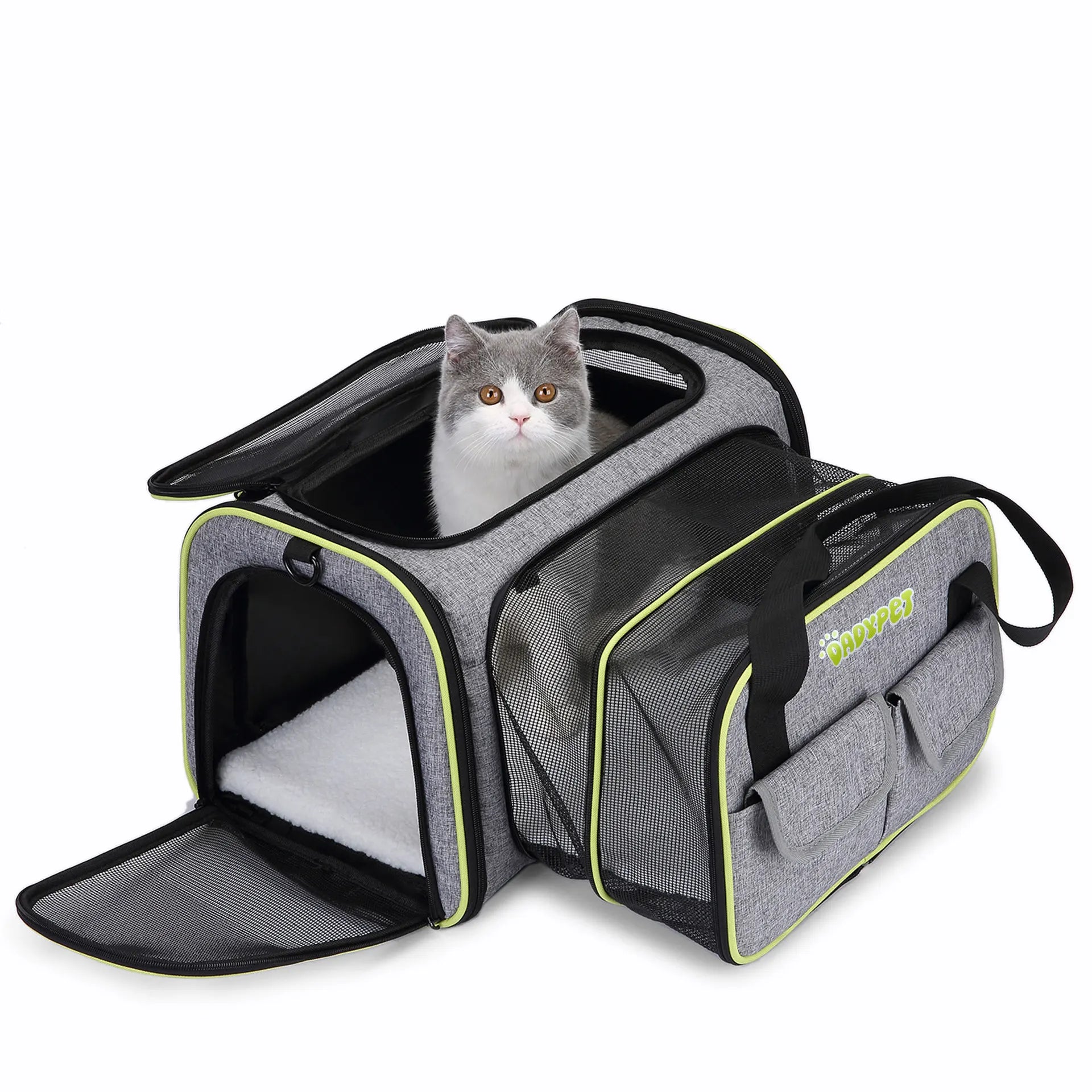 Wholesale Luxury Collapsible Portable Travel Foldable Cat Dog Pet Travel Bag Carrier